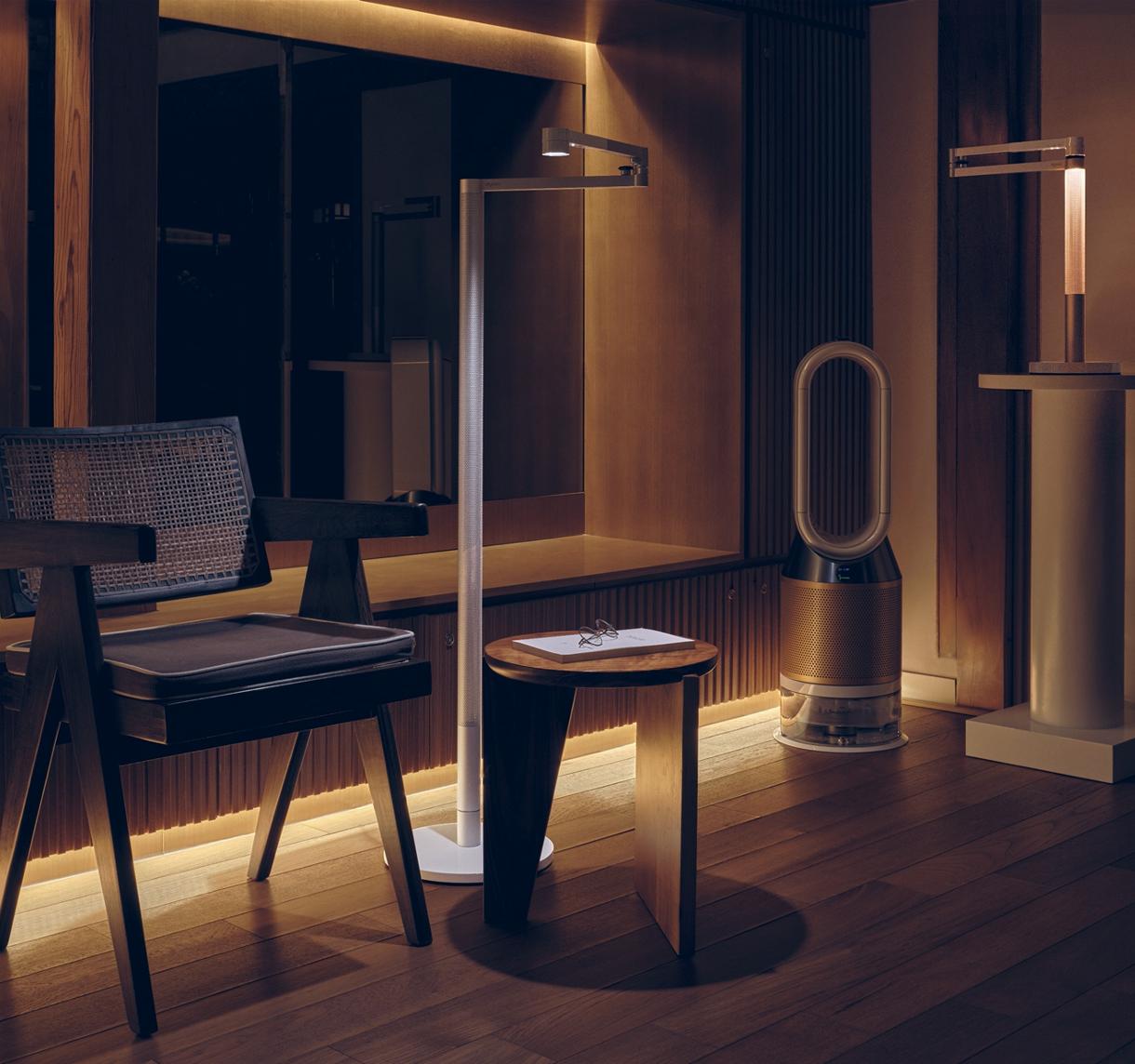 Atmospheric lighting achieved with the Dyson Morph lighting